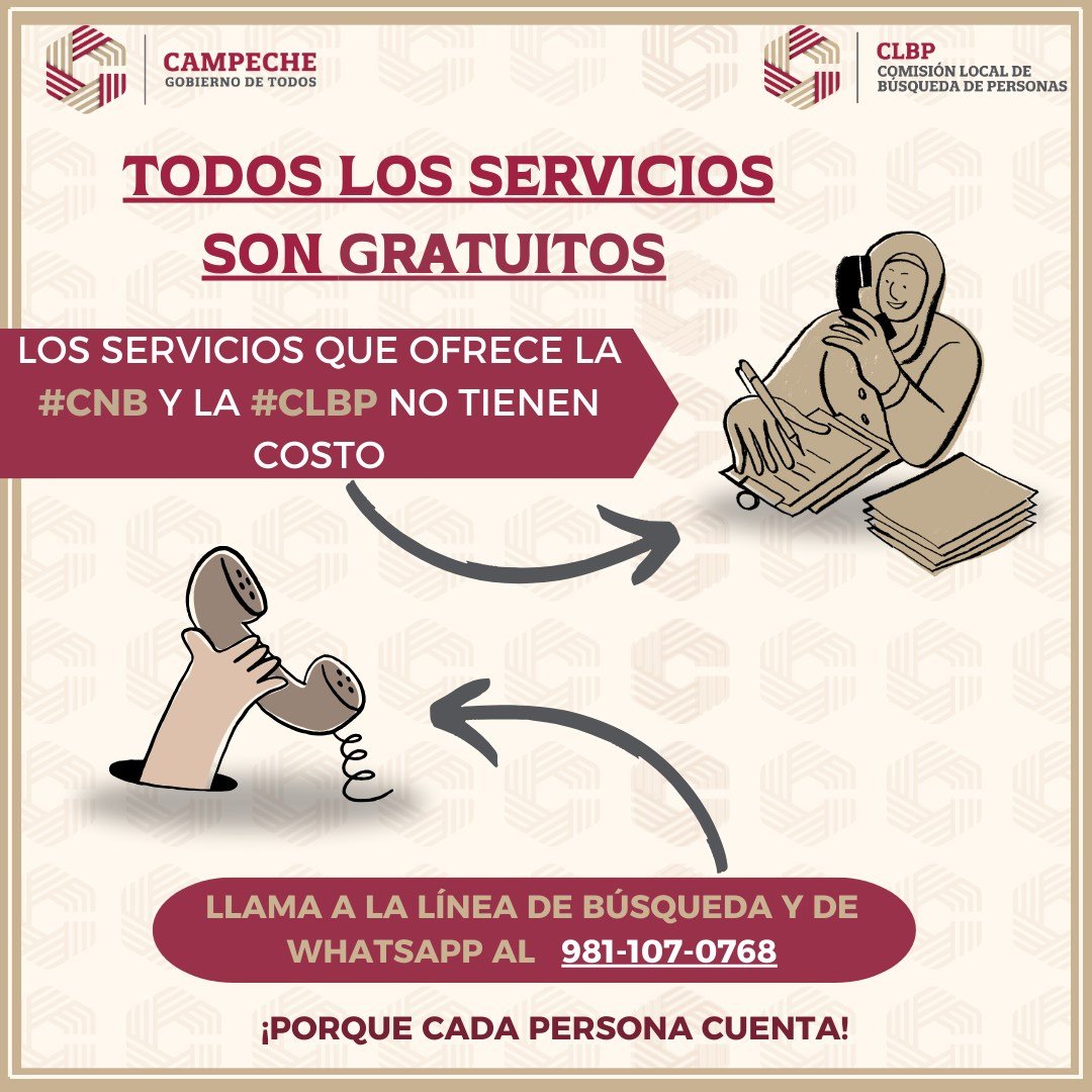 LA BÚSQUEDA NO TIENE COSTO