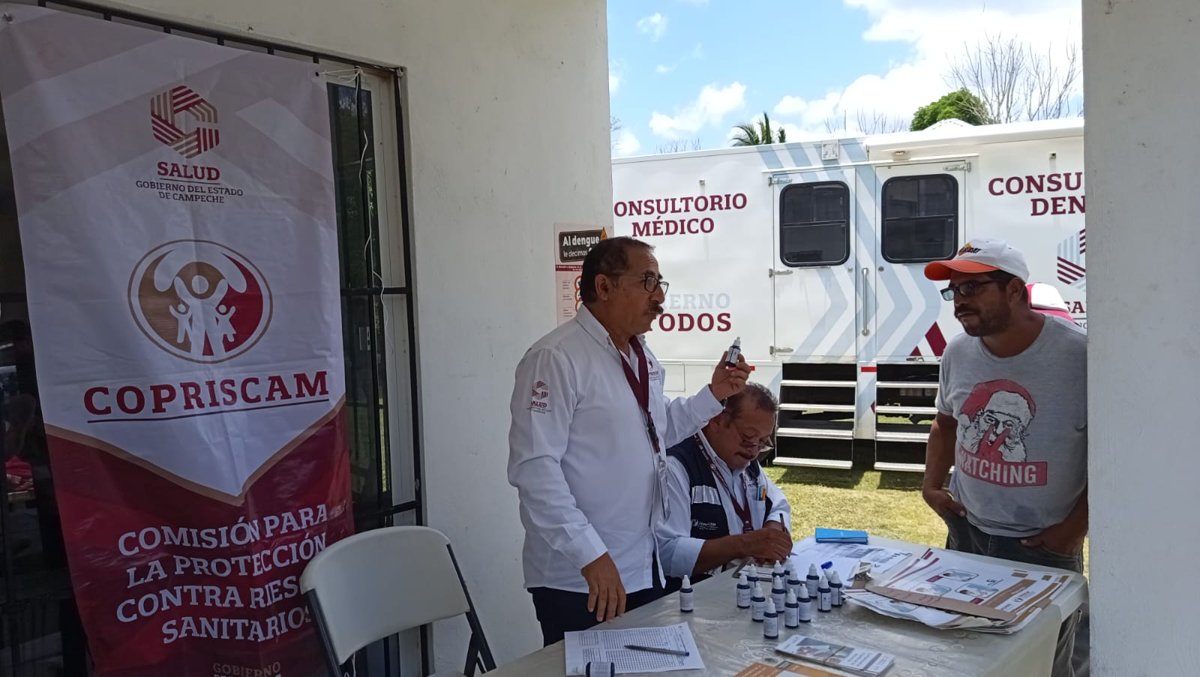 BENEFICIAN A POBLACIÓN DE CERRO DE LAS FLORES, CALAKMUL, CON SALUD EN TU BARRIO