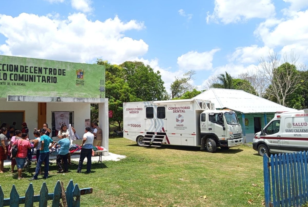 BENEFICIAN A POBLACIÓN DE CERRO DE LAS FLORES, CALAKMUL, CON SALUD EN TU BARRIO
