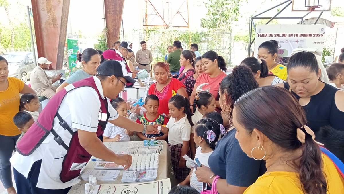 REFUERZAN ATENCIÓN MÉDICA EN LUNA, ESCÁRCEGA CON SALUD EN TU BARRIO