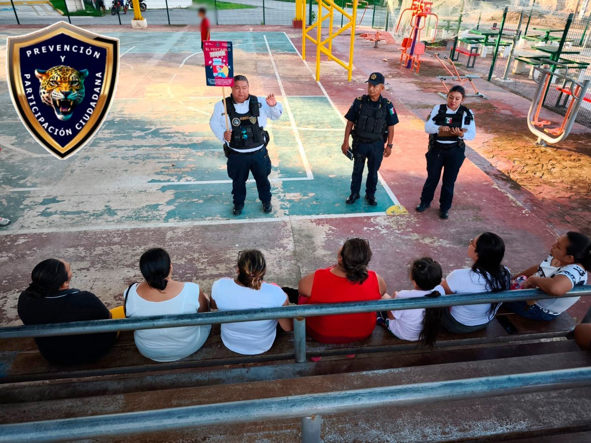 POLICIA ESTATAL MANTIENE PROXIMIDAD EN SEYBAPLAYA