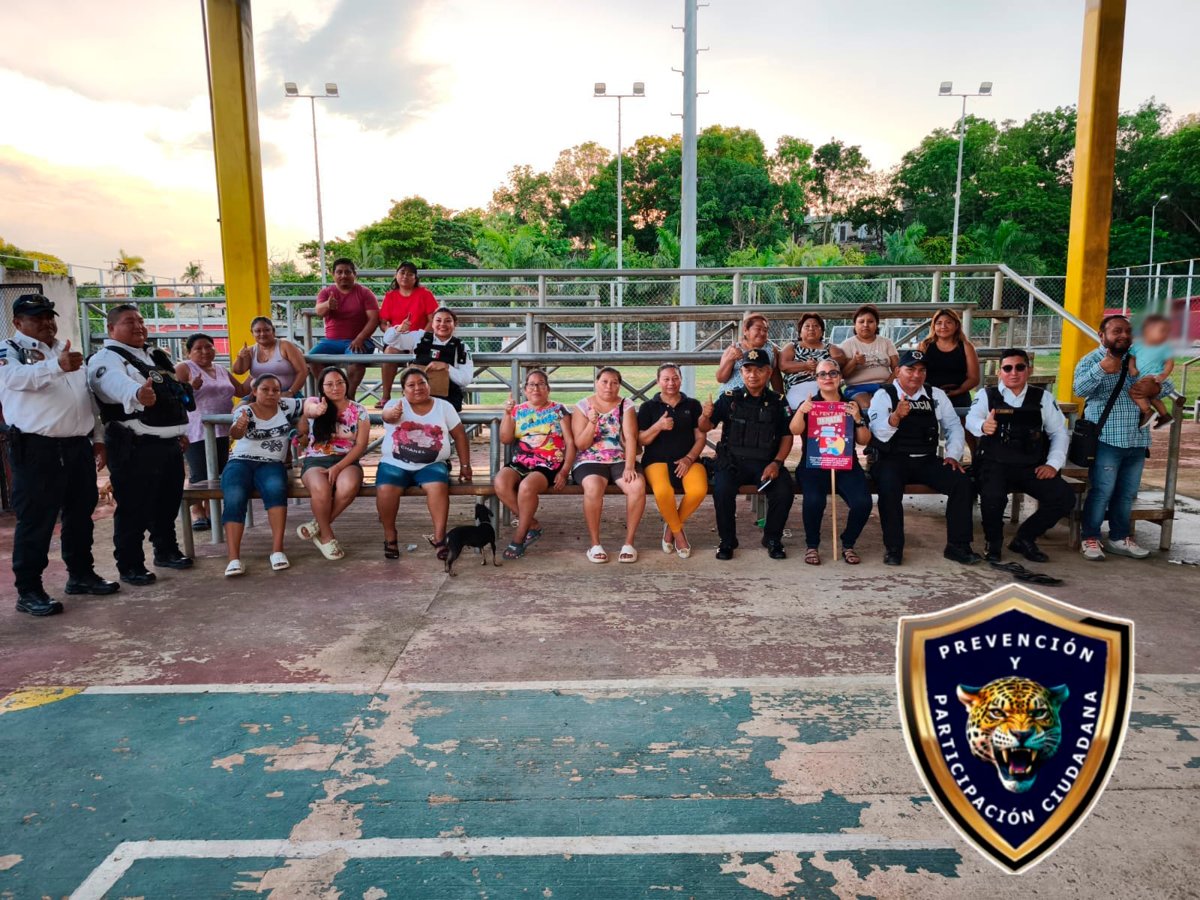 POLICIA ESTATAL MANTIENE PROXIMIDAD EN SEYBAPLAYA
