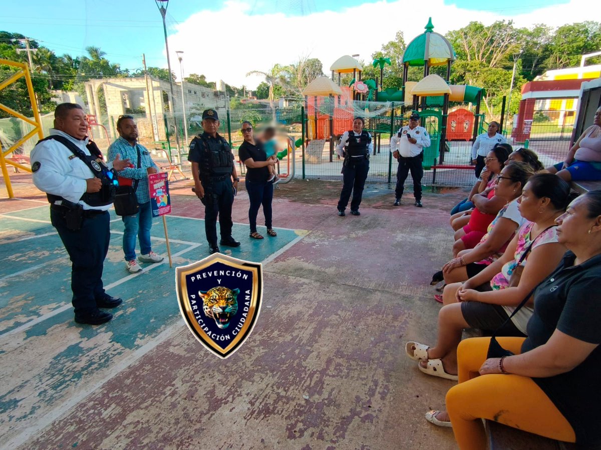 POLICIA ESTATAL MANTIENE PROXIMIDAD EN SEYBAPLAYA