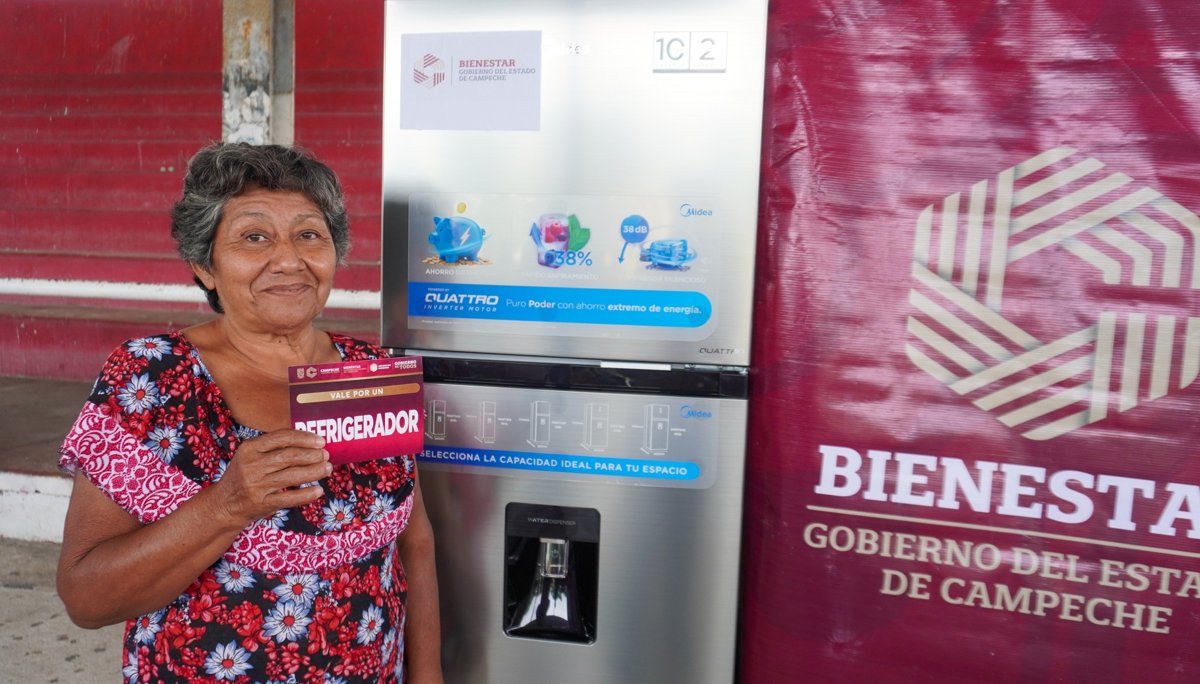 ENTREGA DE APOYOS DEL PROGRAMA HOGARES EN BIENESTAR EN SEYBAPLAYA