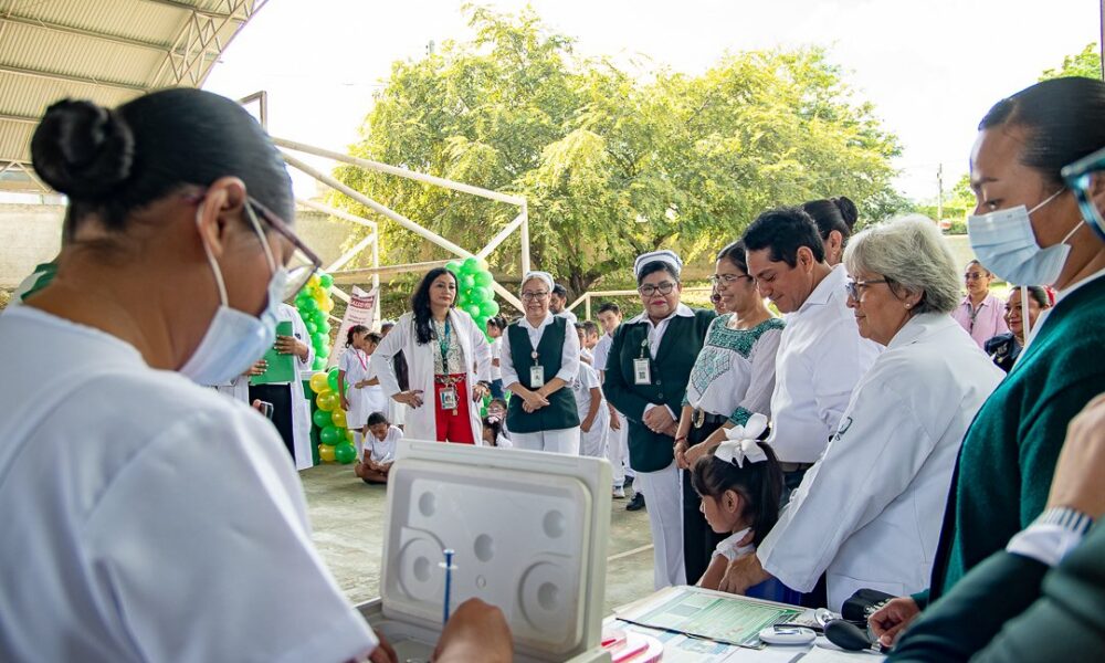 REFUERZAN ACCIONES PREVENTIVAS EN ESTUDIANTES DURANTE LA SEMANA NACIONAL DE SALUD PÚBLICA