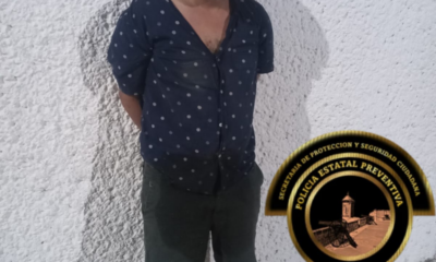SPSC ASEGURA A SUJETO EN LA CAPITAL DEL ESTADO
