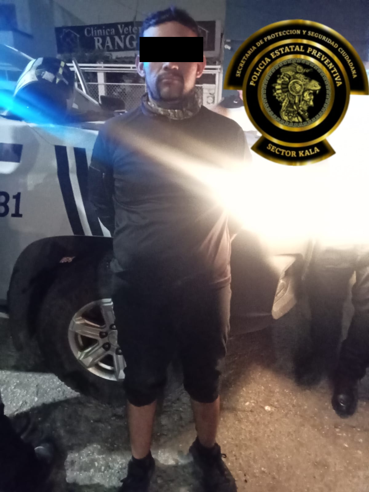 SPSC ASEGURA A DOS PERSONAS EN POSESIÓN DE PRESUNTA DROGA EN LA CAPITAL DEL ESTADO