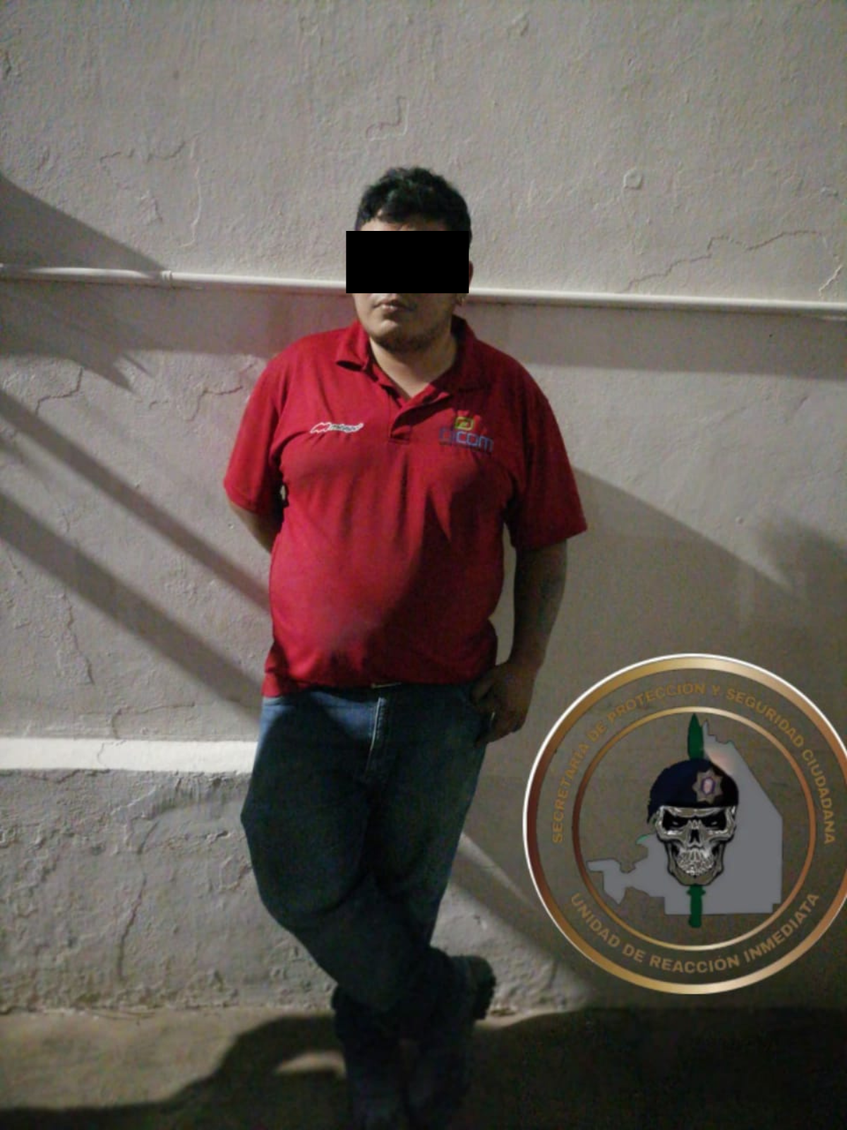 SPSC ASEGURA A SUJETO EN LA CAPITAL DEL ESTADO