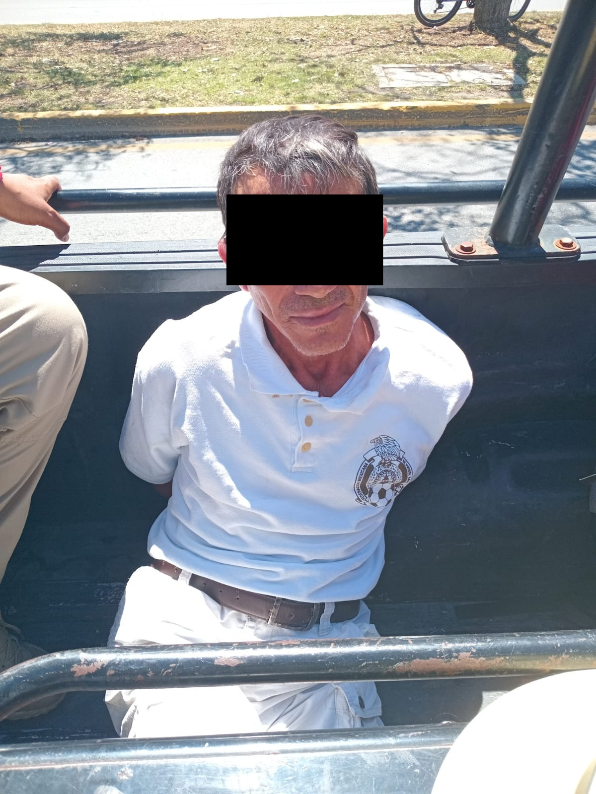 SPSC ASEGURA A SUJETO EN LA CAPITAL DEL ESTADO