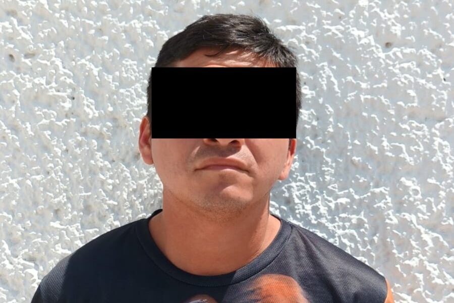 SPSC ASEGURA A SUJETO EN POSESIÓN DE PRESUNTA DROGA
