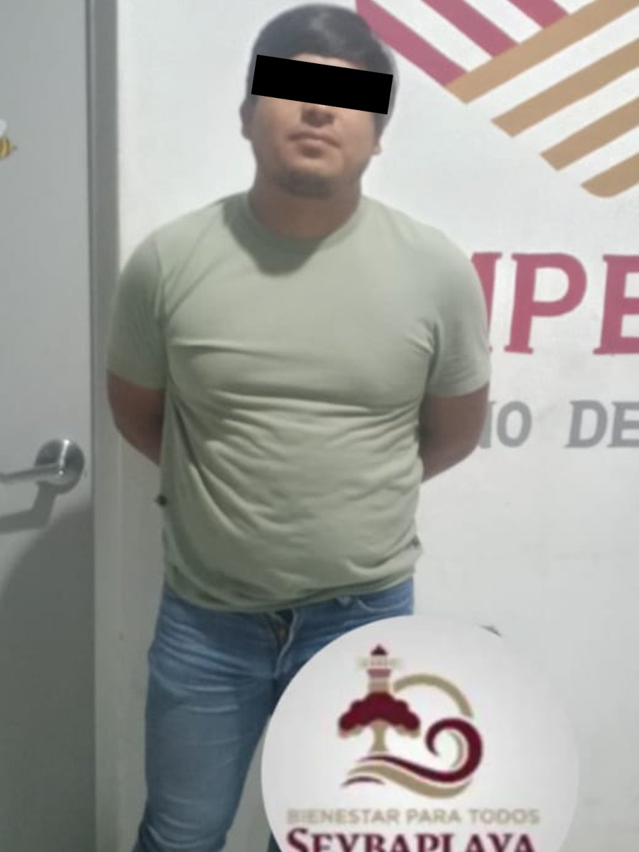 SPSC ASEGURA A SUJETO EN SEYBAPLAYA