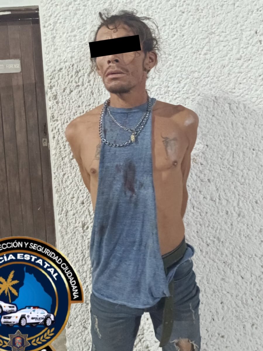 SPSC ASEGURA A SUJETO EN EL BARRIO SANTA LUCÍA