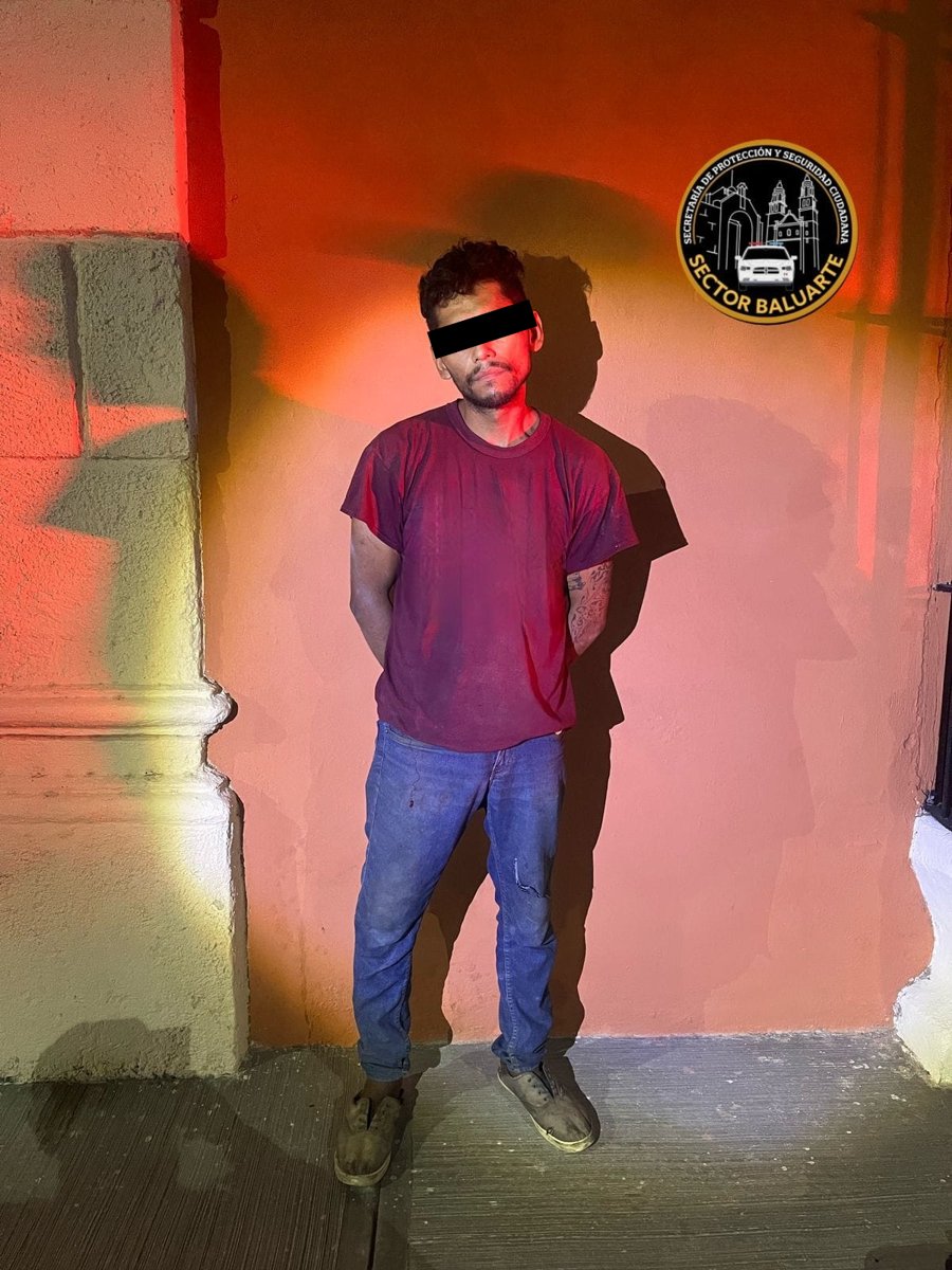 SPSC ASEGURA A SUJETO EN LA CAPITAL DEL ESTADO