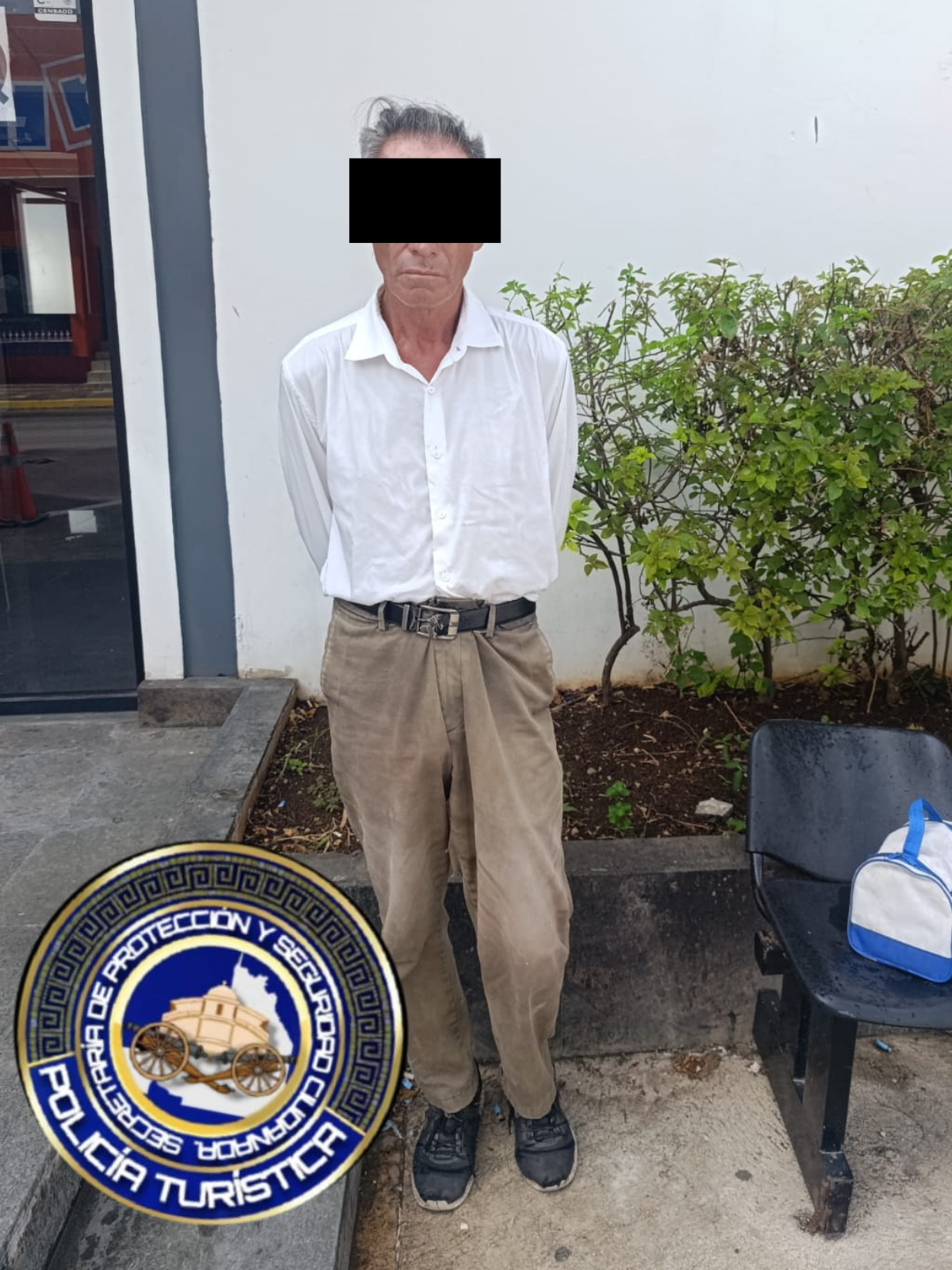 SPSC ASEGURA A SUJETO EN LA CAPITAL DEL ESTADO