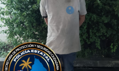 SPSC ASEGURA A SUJETO EN LA CAPITAL DEL ESTADO