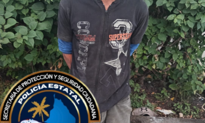 SPSC ASEGURA A SUJETO EN LA CAPITAL DEL ESTADO