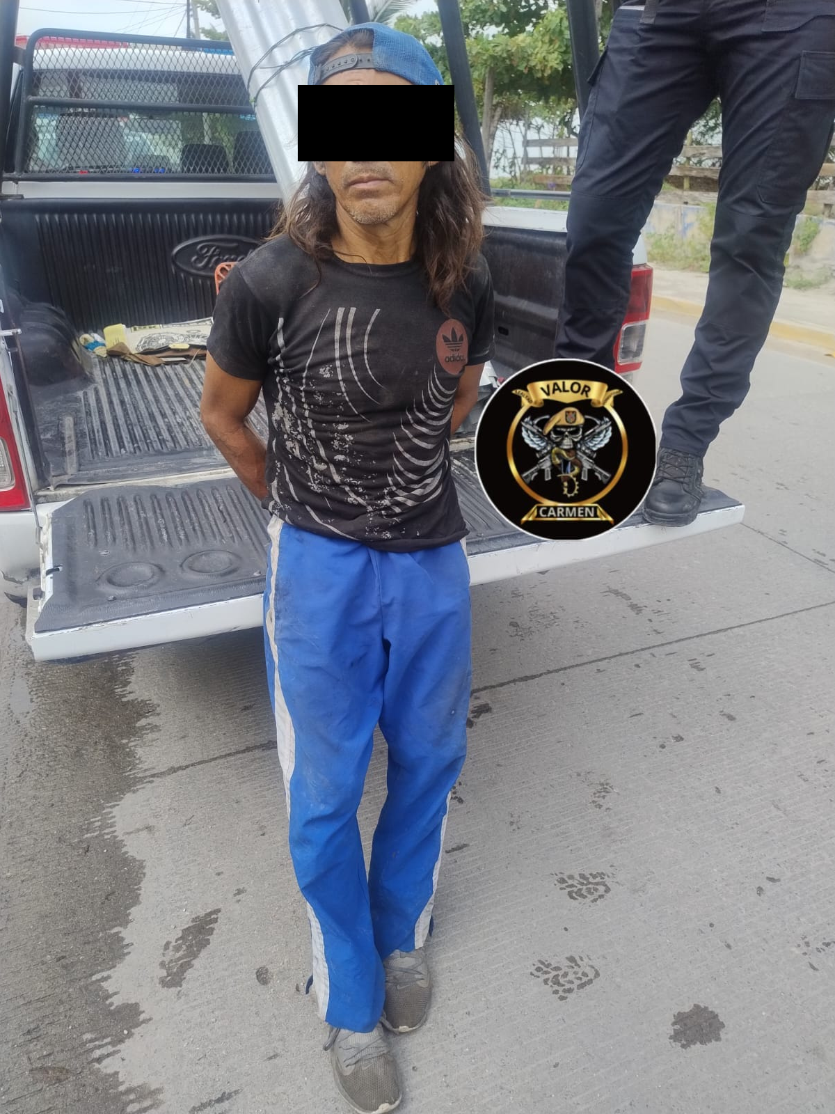 SPSC ASEGURA A SUJETO EN EL MUNICIPIO DE CARMEN