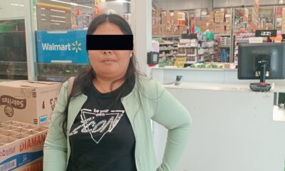 SPSC ASEGURA A MUJER EN SUPERMERCADO DE LA CAPITAL DEL ESTADO