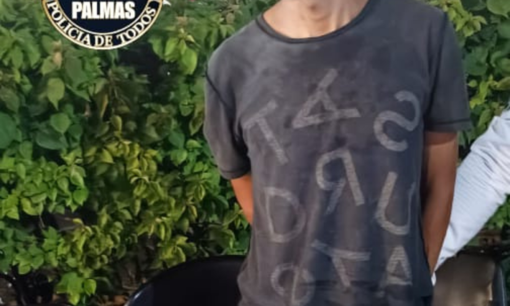 SPSC ASEGURA A SUJETO EN LA CAPITAL DEL ESTADO