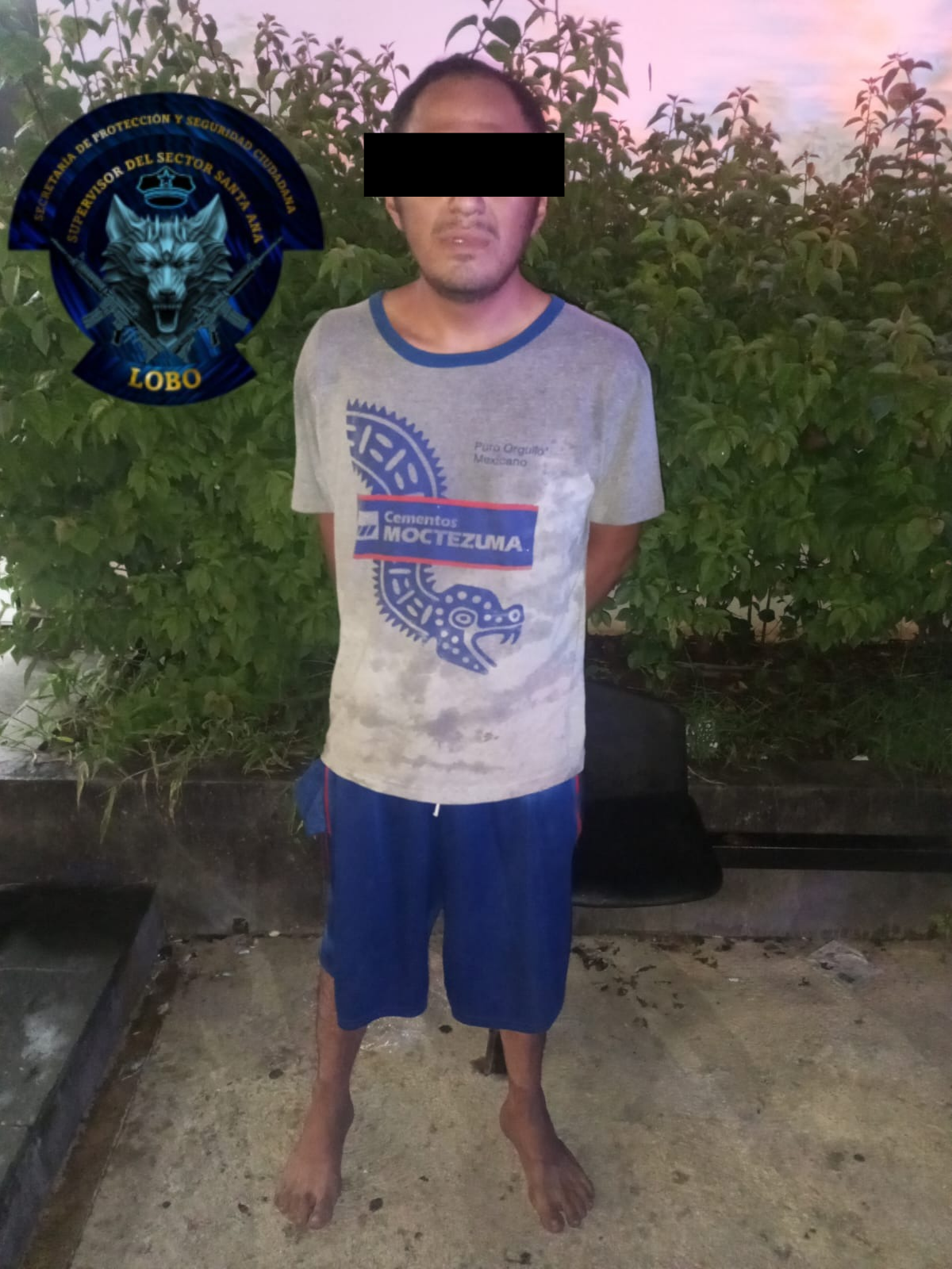 SPSC ASEGURA A SUJETO EN LA CAPITAL DEL ESTADO