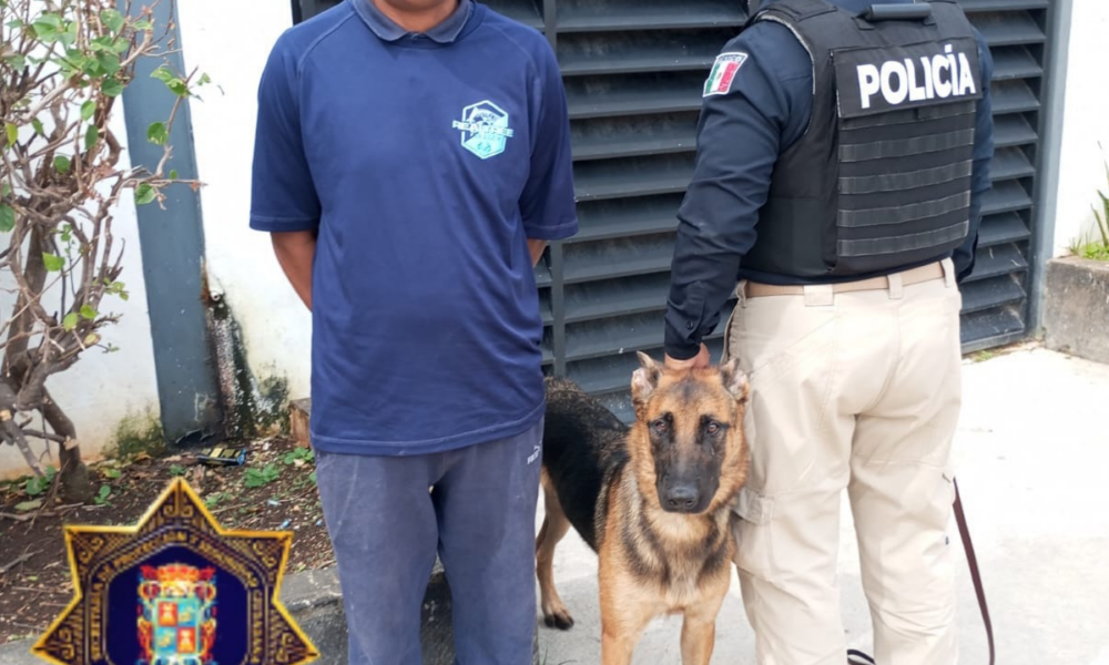 SPSC ASEGURA A SUJETO EN LA CAPITAL DEL ESTADO