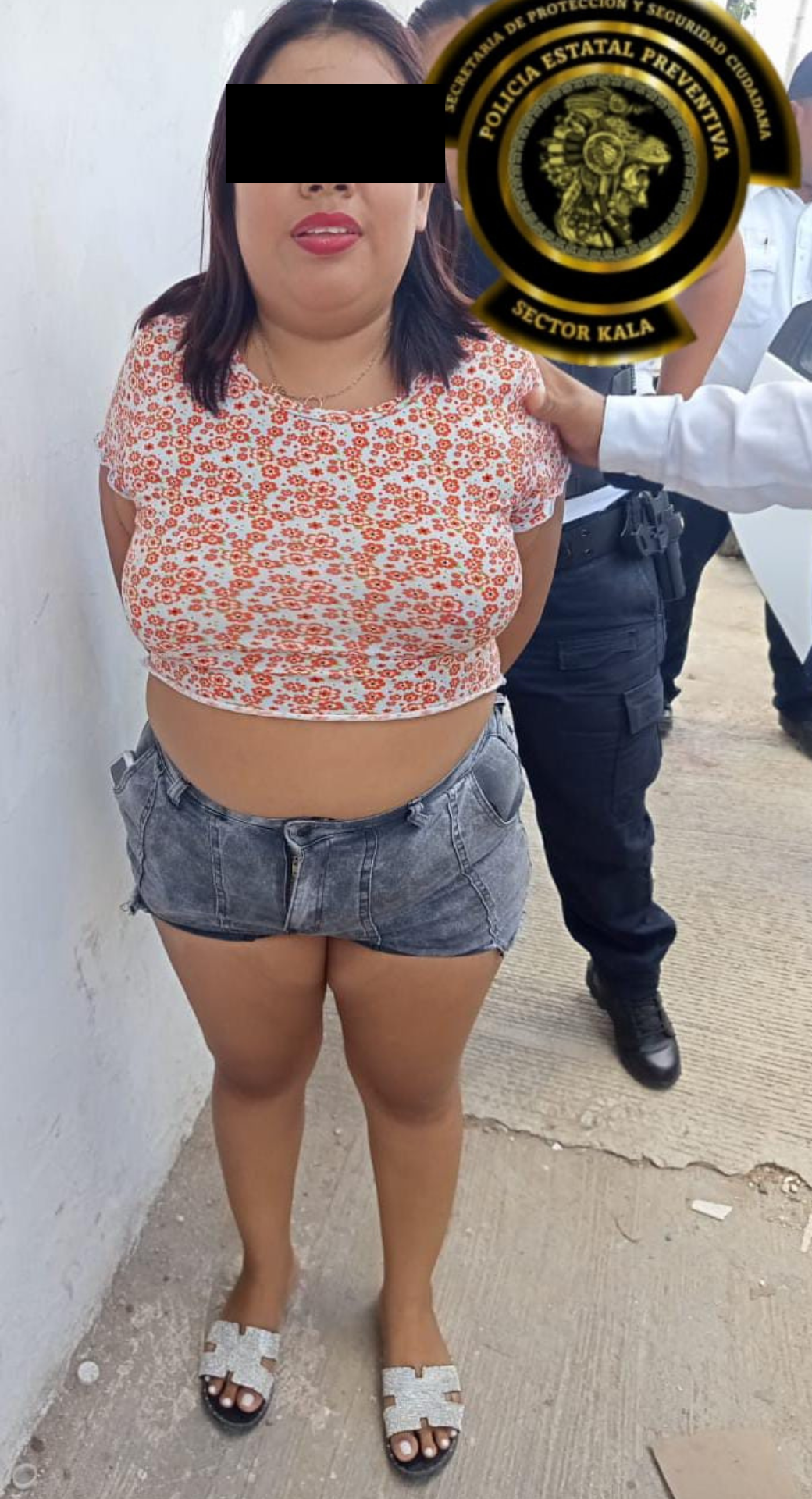SPSC ASEGURA A DOS PERSONAS EN POSESIÓN DE PRESUNTA DROGA EN LA CAPITAL DEL ESTADO