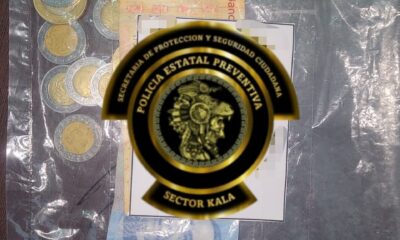SPSC ASEGURA A DOS PERSONAS EN POSESIÓN DE PRESUNTA DROGA EN LA CAPITAL DEL ESTADO