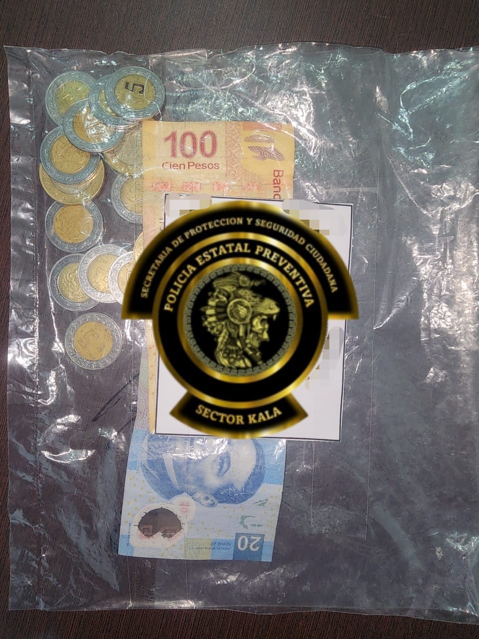 SPSC ASEGURA A DOS PERSONAS EN POSESIÓN DE PRESUNTA DROGA EN LA CAPITAL DEL ESTADO
