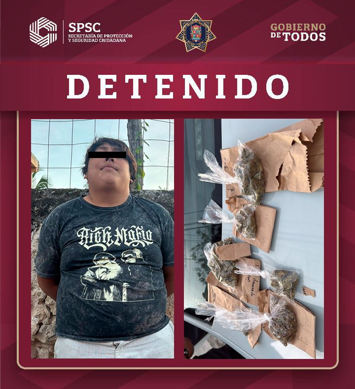 4 DETENIDOS TRAS INTERVENCIÓN DEL C5 POR ROBO A INTERIOR DE VEHÍCULO EN CAMPECHE