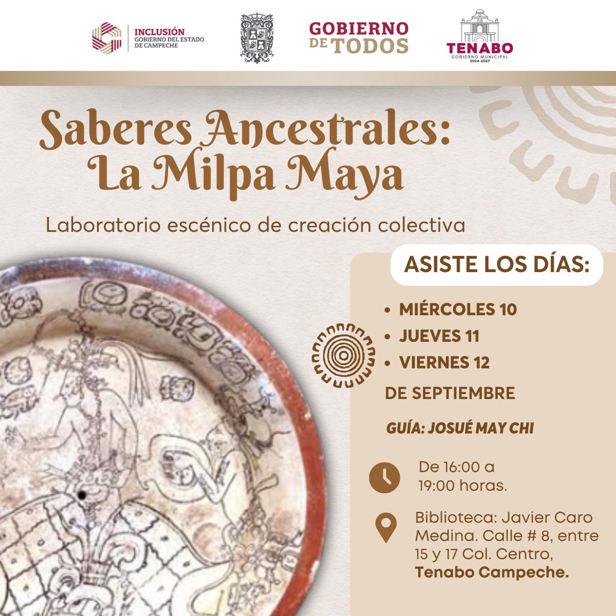 SECRETARÍA DE INCLUSIÓN IMPULSA “SABERES ANCESTRALES", "LA MILPA MAYA” EN TENABO