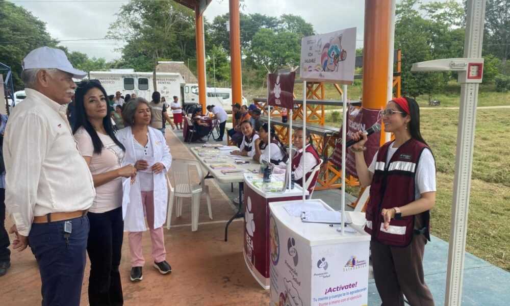 BENEFICIAN A POBLACIÓN DE RÍO CARIBE, CANDELARIA CON SALUD EN TU BARRIO