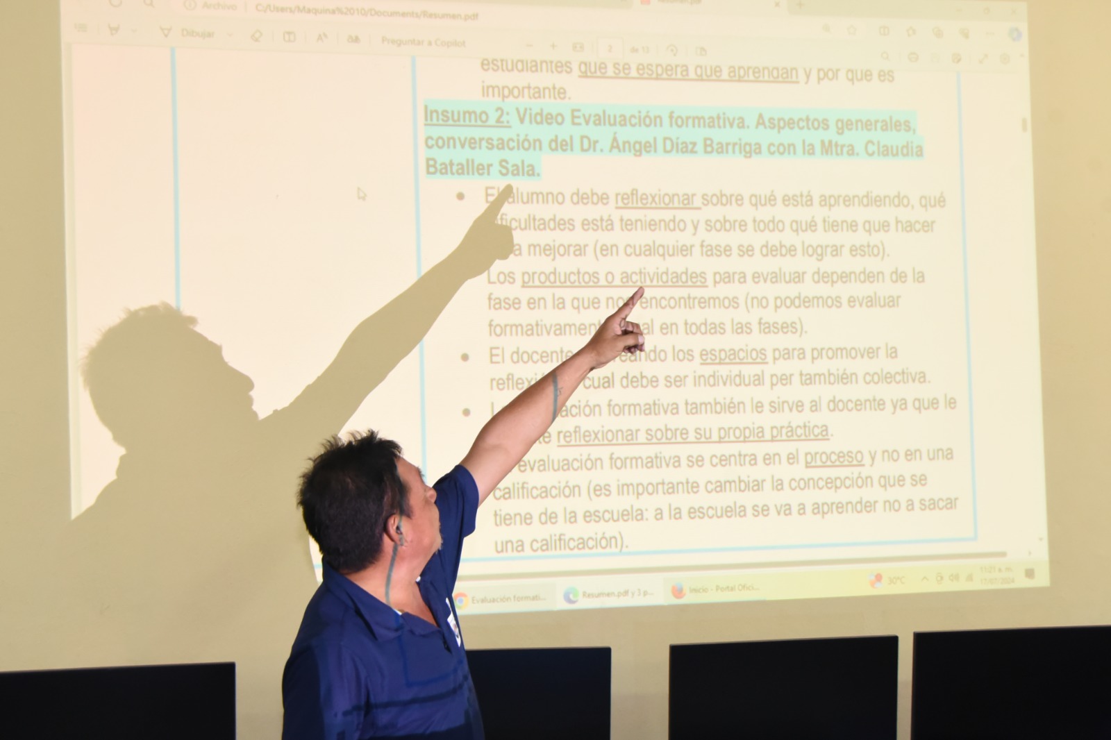 INICIA TALLER INTENSIVO DE FORMACIÓN CONTINUA PARA DOCENTES DE EDUCACIÓN BÁSICA