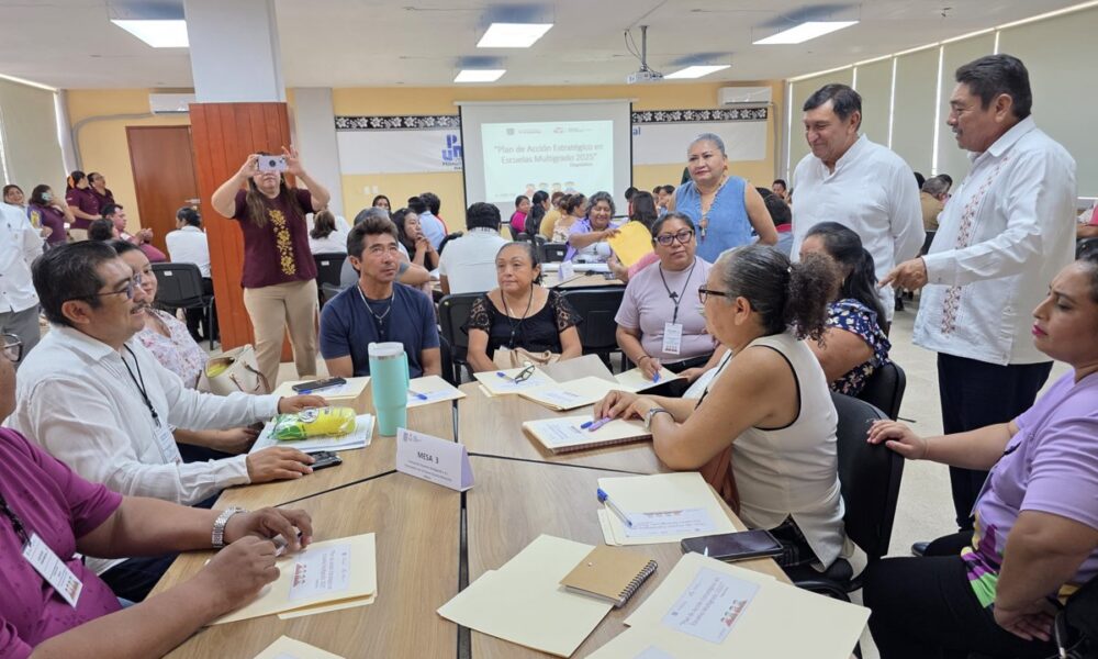 PERSONAL EDUCATIVO DE NIVEL BÁSICO PARTICIPA EN ELABORACIÓN DEL PLAN DE ACCIÓN ESTRATÉGICO DE ESCUELAS MULTIGRADO