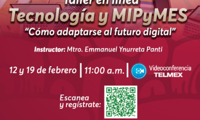 BANCAMPECHE INVITA AL TALLER EN LÍNEA: TECNOLOGÍA Y MIPYMES “CÓMO ADAPTARSE AL FUTURO DIGITAL”