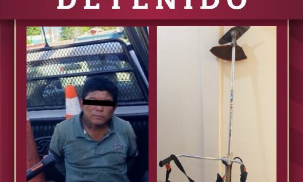 DETENIDO POR ROBO A CASA HABITACIÓN EN TENABO