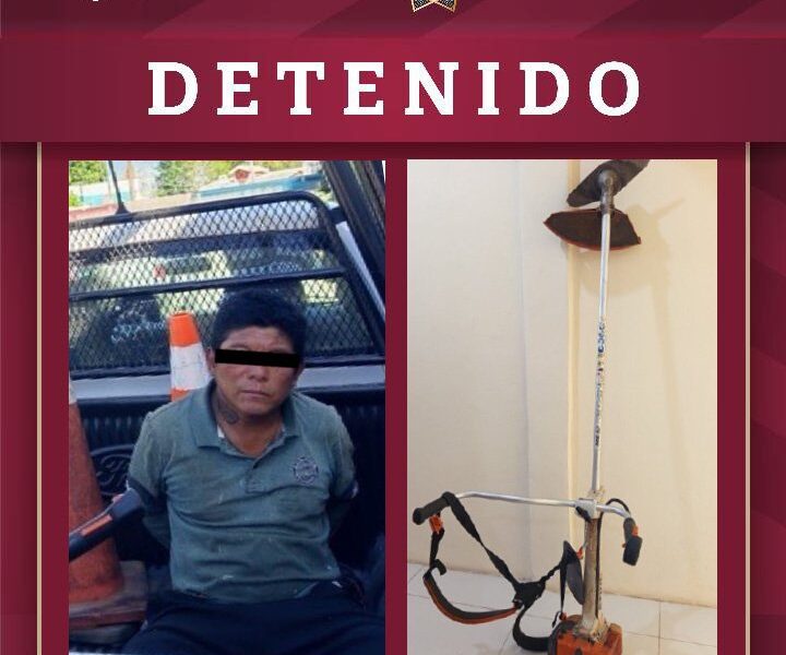 DETENIDO POR ROBO A CASA HABITACIÓN EN TENABO