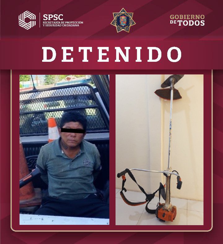 DETENIDO POR ROBO A CASA HABITACIÓN EN TENABO