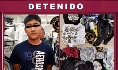 DETENCIÓN POR ROBO A TIENDA DEPARTAMENTAL EN CAMPECHE