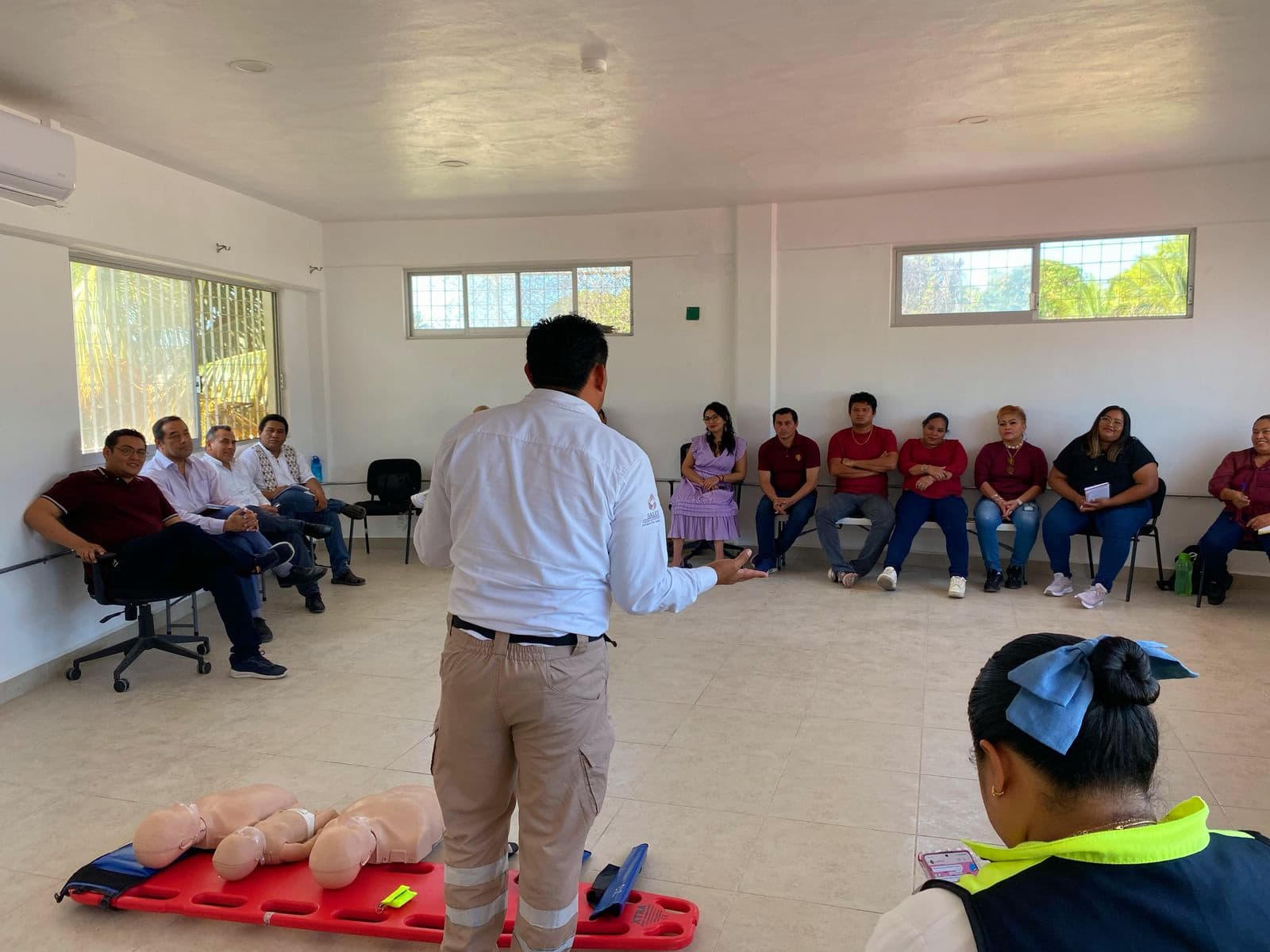 LA SECRETARÍA DE INCLUSIÓN SE ESTÁ PREPARANDO: PERSONAL DEL ALBERGUE “A JÓ’OL NAJ – TU TECHO” RECIBE CAPACITACIÓN EN ATENCIÓN DE EMERGENCIAS