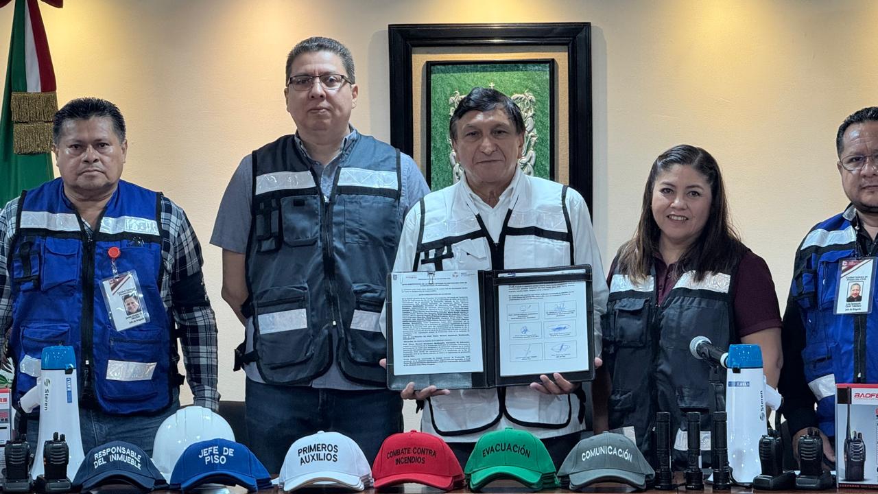 PARTICIPA SEDUC EN SIMULACRO NACIONAL 2024