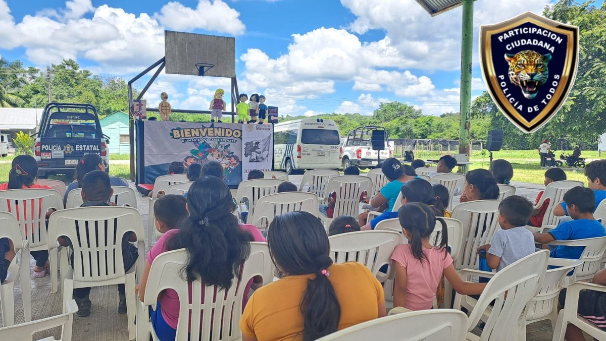 ACCIONES DE PREVENCIÓN Y SEGURIDAD EN LA COMUNIDAD DE UNIÓN 20 DE JUNIO, CALAKMUL