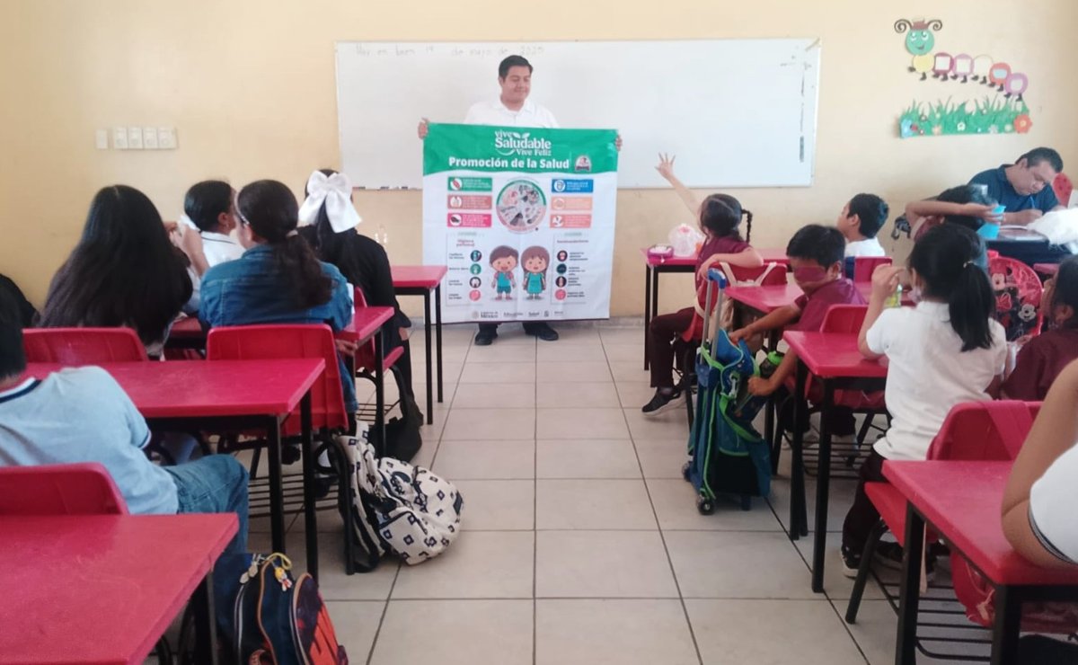 FORTALECEN ESTRATEGIA «VIVE SALUDABLE, VIVE FELIZ» EN ESCUELAS DE CAMPECHE