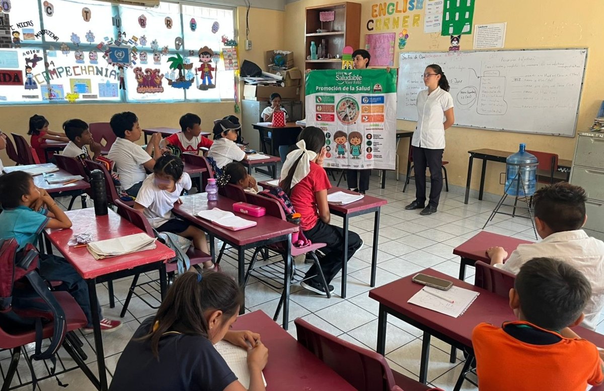FORTALECEN ESTRATEGIA «VIVE SALUDABLE, VIVE FELIZ» EN ESCUELAS DE CAMPECHE