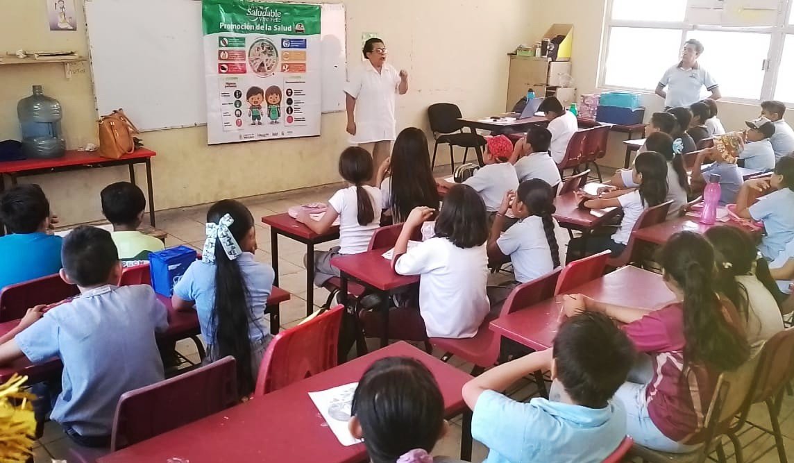FORTALECEN ESTRATEGIA «VIVE SALUDABLE, VIVE FELIZ» EN ESCUELAS DE CAMPECHE