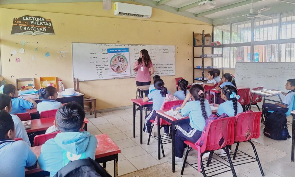 REFUERZAN PREVENCIÓN DE OBESIDAD Y SOBREPESO EN PLANTELES ESCOLARES