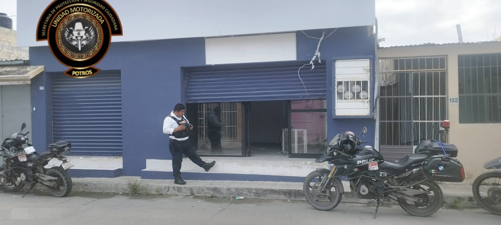 SPSC ASEGURA A SUJETO EN LA COLONIA SAN CARLOS EN EL MUNICIPIO DE CARMEN