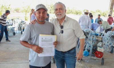 ENTREGA DE 22 MÁQUINAS ORDEÑADORAS EN LA COMUNIDAD DE MAMANTEL