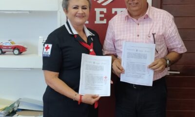 IET Y CRUZ ROJA DE CHAMPOTÓN CELEBRAN CONVENIO PARA FACILITAR LA CERTIFICACIÓN MÉDICA DE TRANSPORTISTAS
