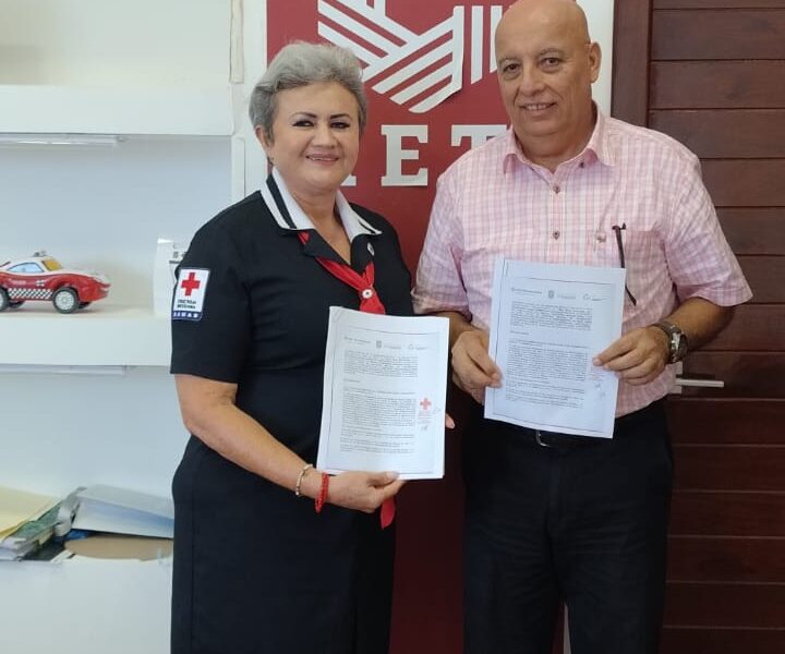 IET Y CRUZ ROJA DE CHAMPOTÓN CELEBRAN CONVENIO PARA FACILITAR LA CERTIFICACIÓN MÉDICA DE TRANSPORTISTAS