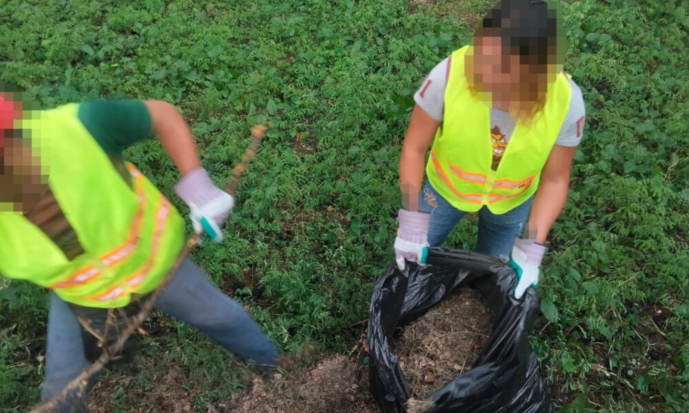 CIUDADANOS REALIZAN LABOR SOCIAL EN LA ESCÉNICA